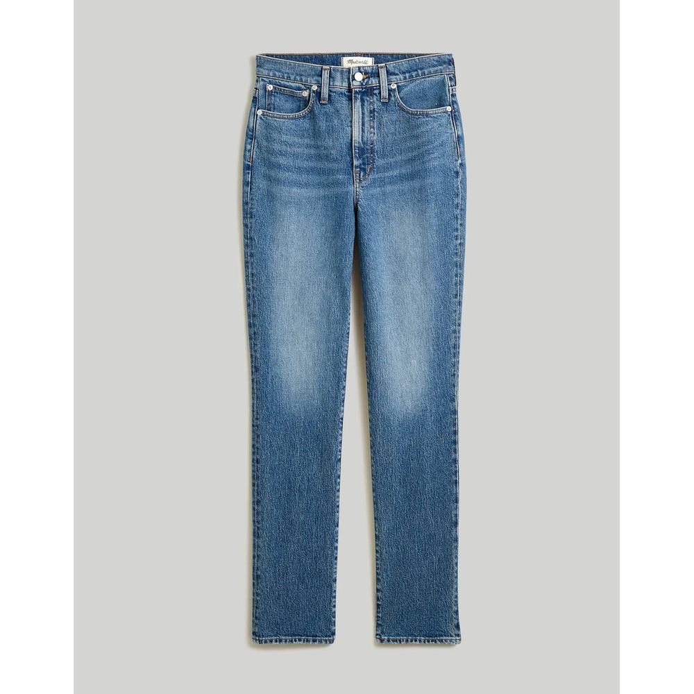 Madewell The Perfect Vintage Jean Kepler Wash High Rise Straight Leg 28P Petite